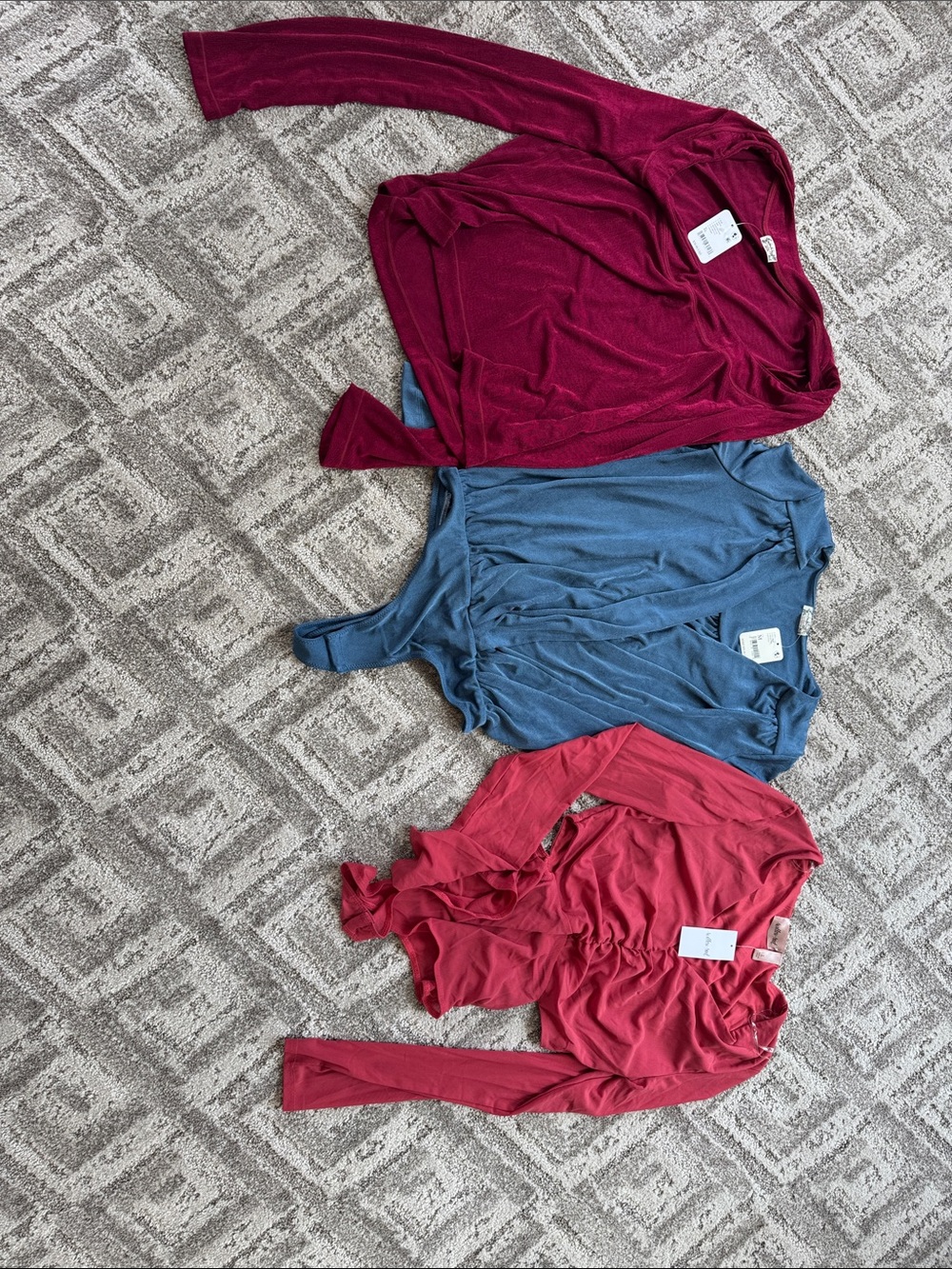 Assorted Intimately by Free People and Willow Tree tops/bodysuit